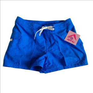 Kanu Surf NWT Girl's Size XL (16) Blue Board UPF 50 Quick Dry Velcro Shorts